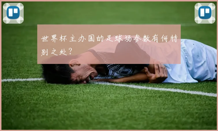世界杯主办国的足球场参数有何特别之处？